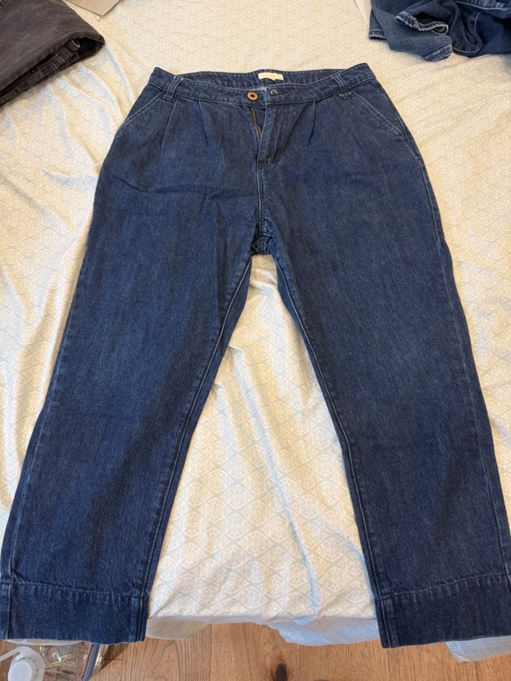 Dark Blue Straight Leg Women’s Jeans